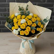 Букет цветов из:  Розы в Актюбинском