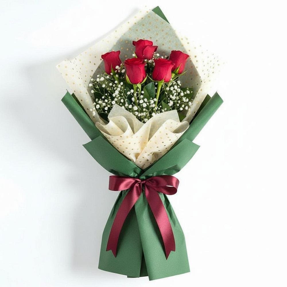 Букет цветов из: Розы в Актюбинском