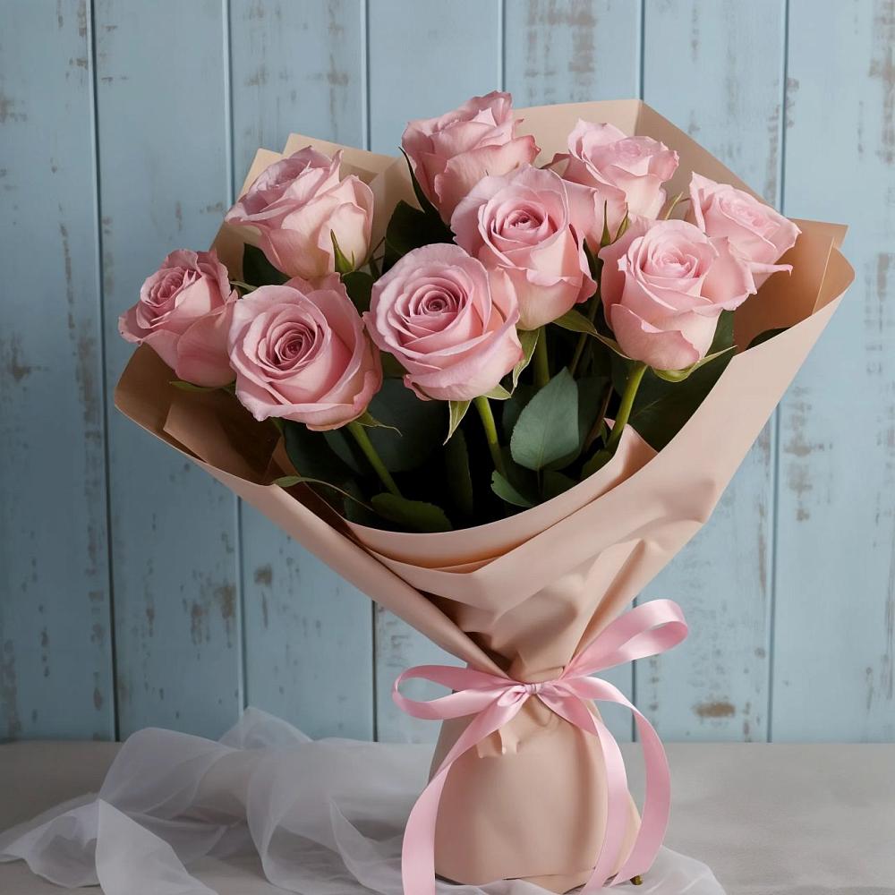 Букет цветов из: Розы в Актюбинском