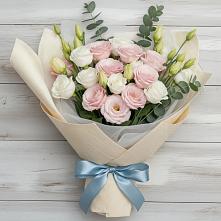 Букет цветов из:  Лизиантусы #REPLACE_PRED# Актюбинском