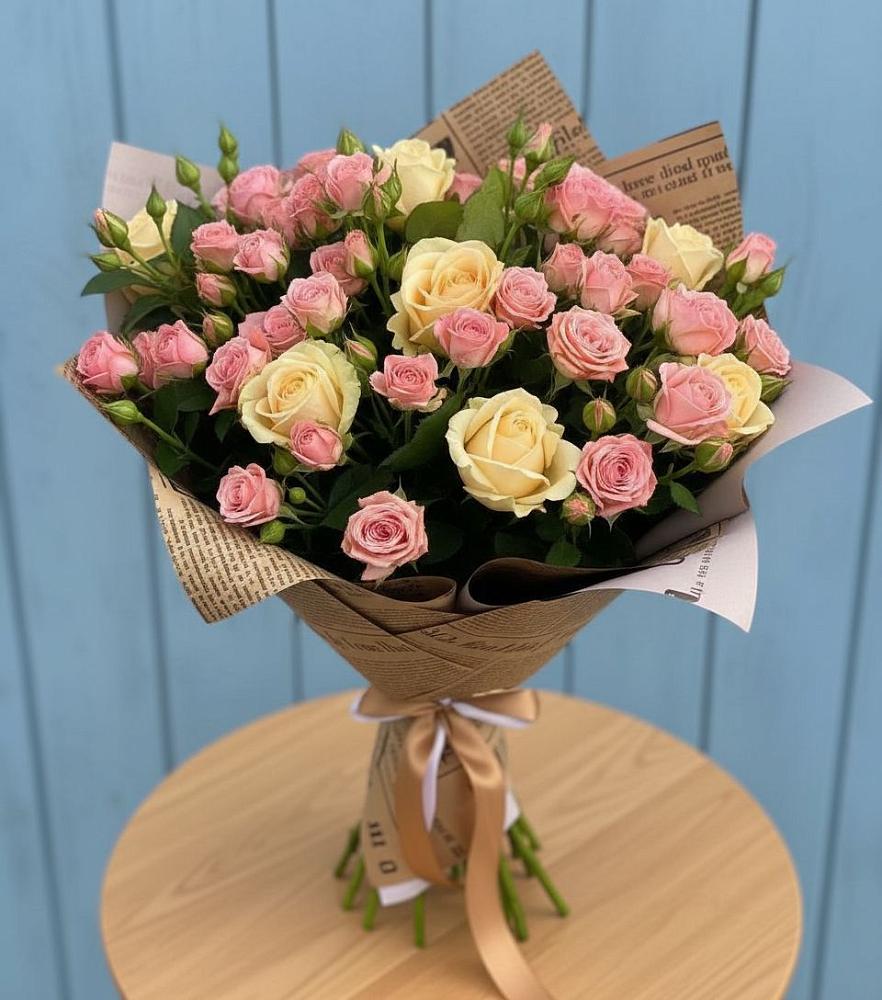 Букет цветов из: Розы в Актюбинском