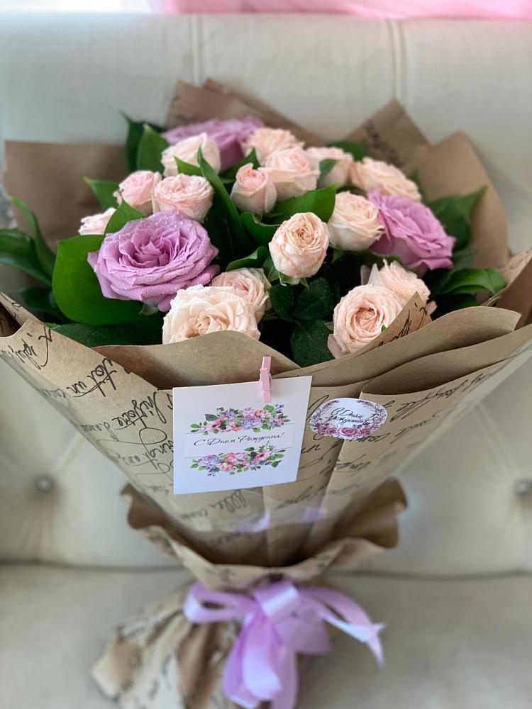 Букет цветов из: Розы в Актюбинском