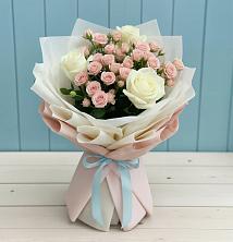 Букет цветов из:  Розы в Актюбинском