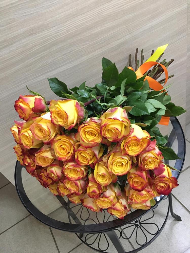 Букет Желтые розы в Актюбинском