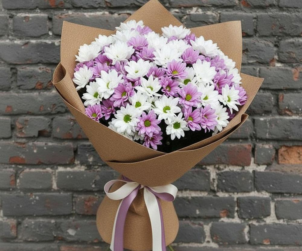 Букет цветов из: Хризантемы в Актюбинском