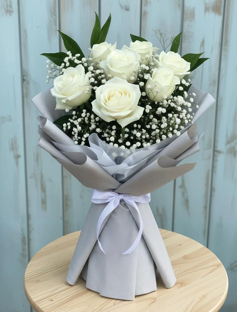 Букет цветов из: Розы в Актюбинском