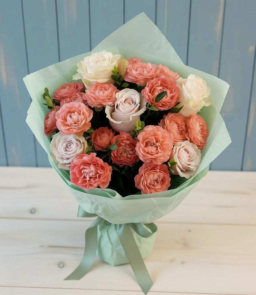 Букет цветов из: Розы в Актюбинском