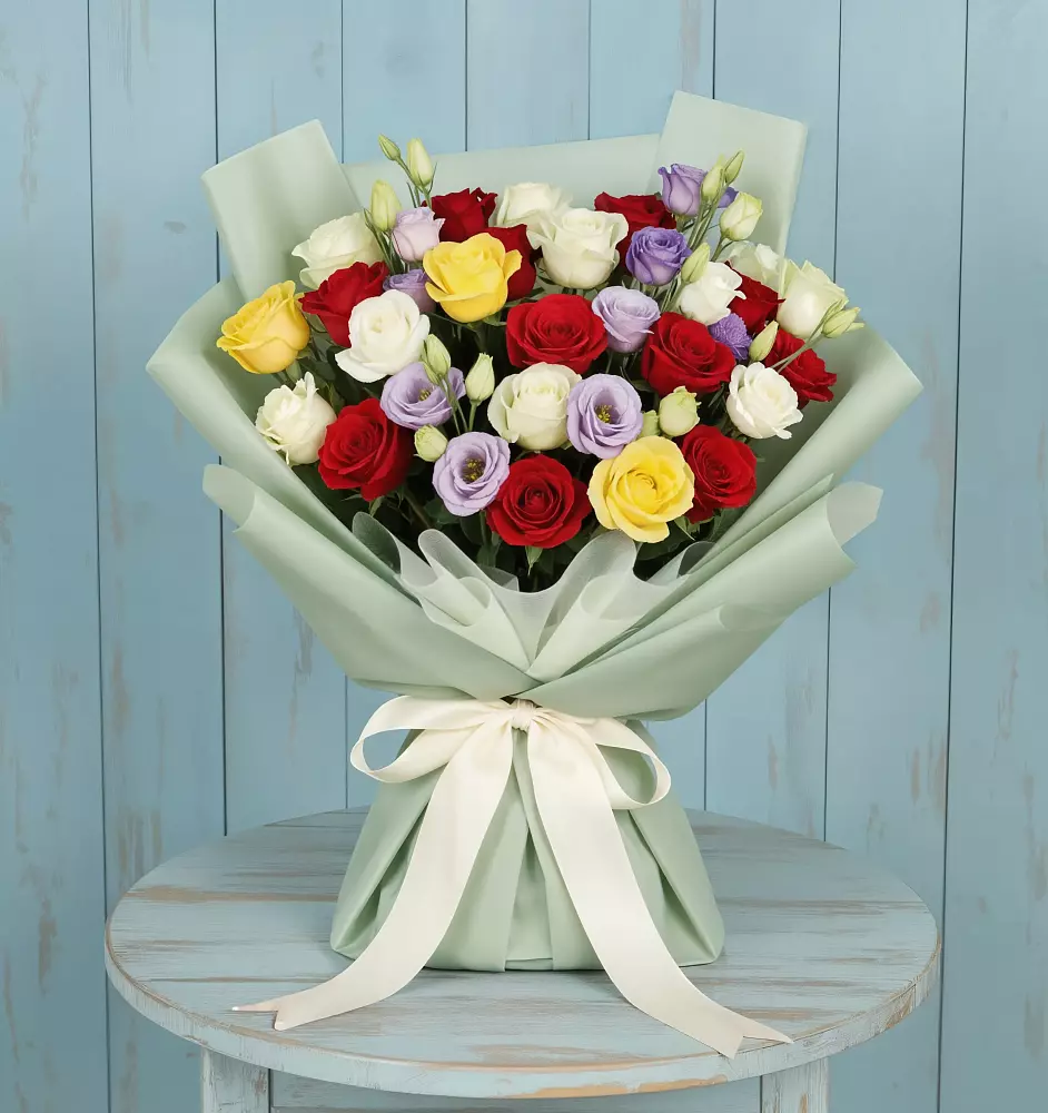 Букет цветов из: Розы в Актюбинском