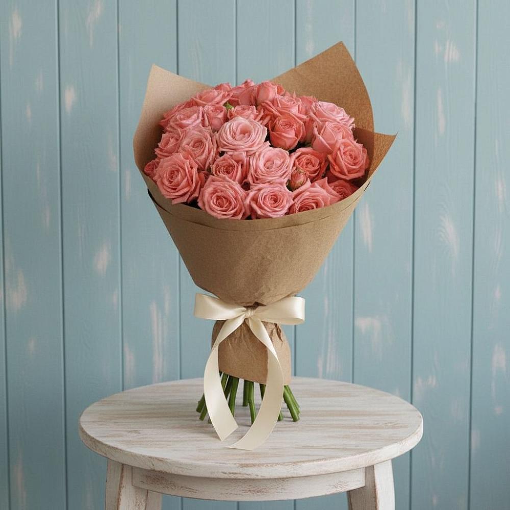 Букет цветов из: Розы в Актюбинском