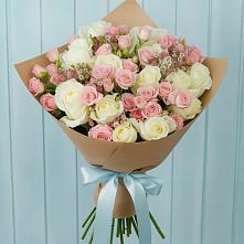 Букет цветов из:  Розы в Актюбинском