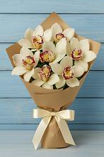 Букет цветов из:  Орхидеи и Розы в Актюбинском